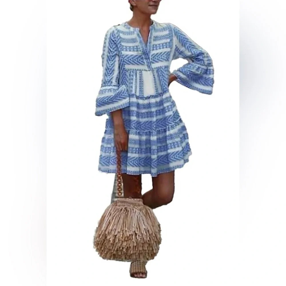 Bindu blue dress